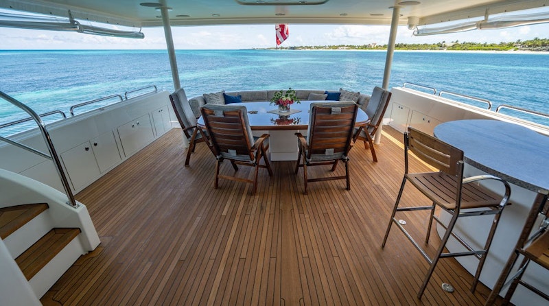aft cockpit on westport 112