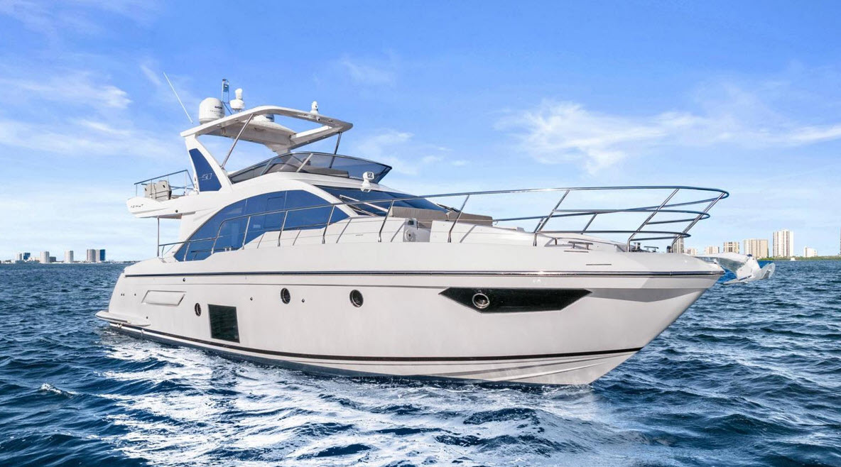 azimut 50 flybridge yacht for sale