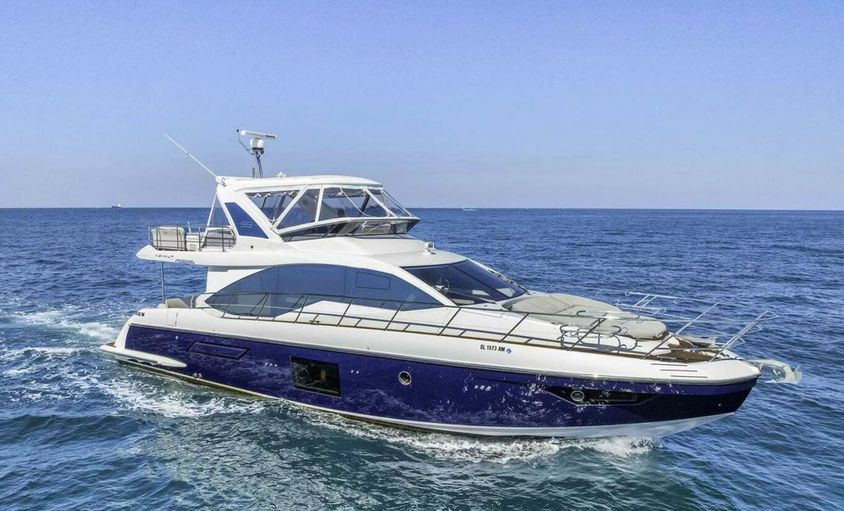 2018 azimut 55 flybridge yacht for sale