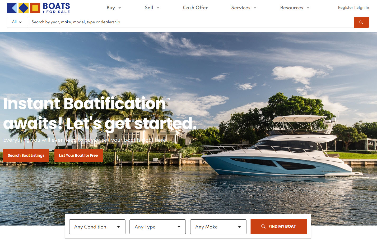 boats for sale website