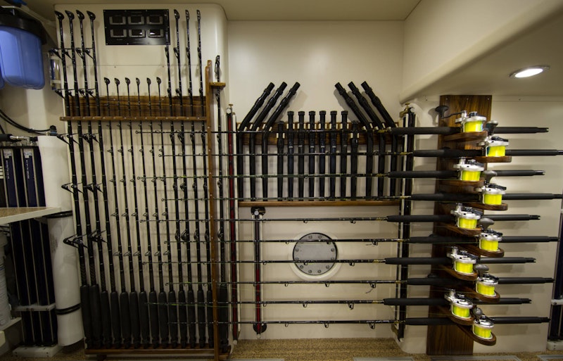 custom rod room on sportfish