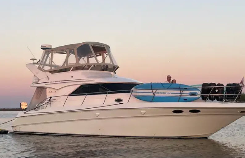 example of sea ray 400 flybridge cruiser