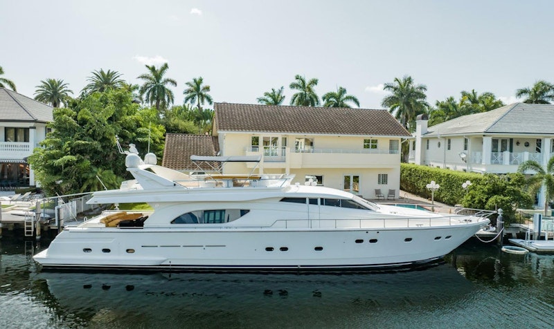 ferretti yachts at the fort lauderdale boat show 2023