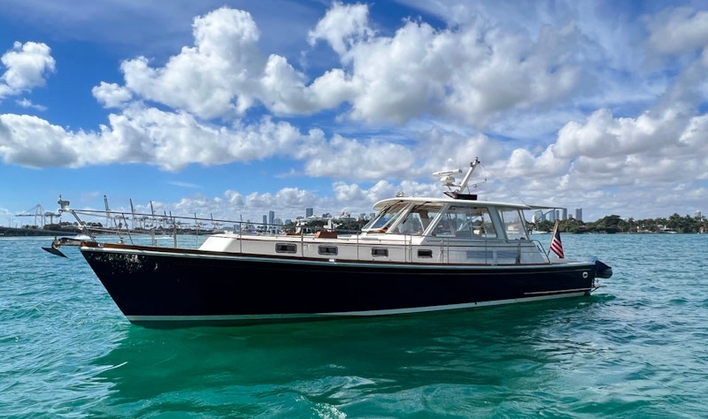 grand banks 49 eastbay downeast boat