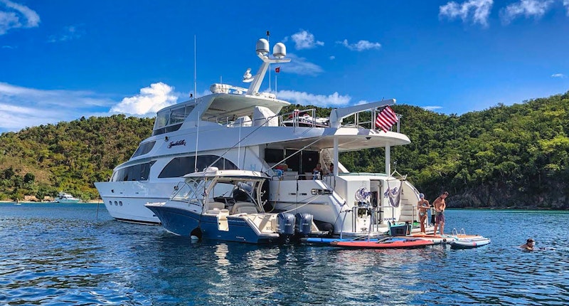 Hargrave 101 with yacht toys