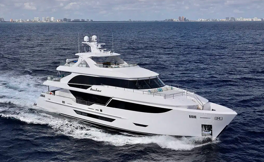 top motor yacht sold in 2025 - Hargrave 116