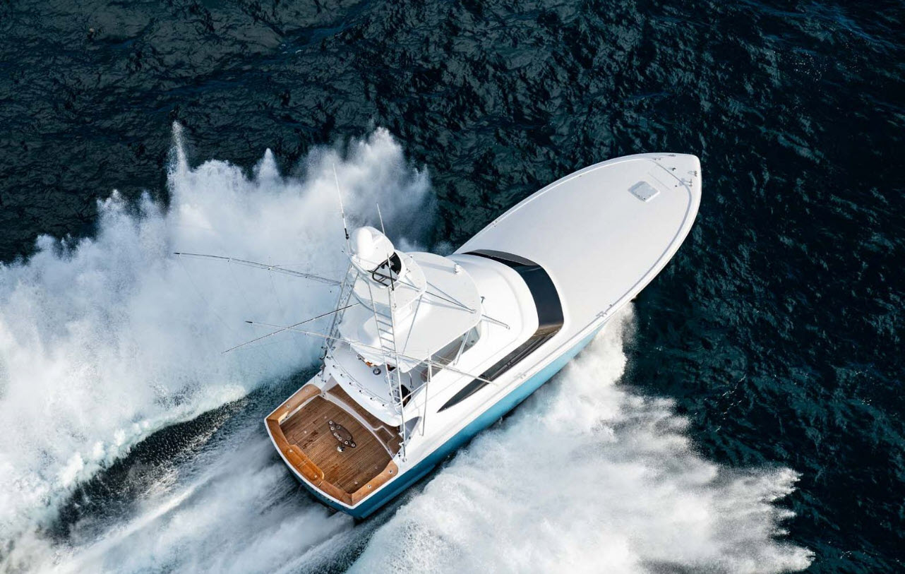 Hatteras GT59 Sportfish Yacht At FLIBS