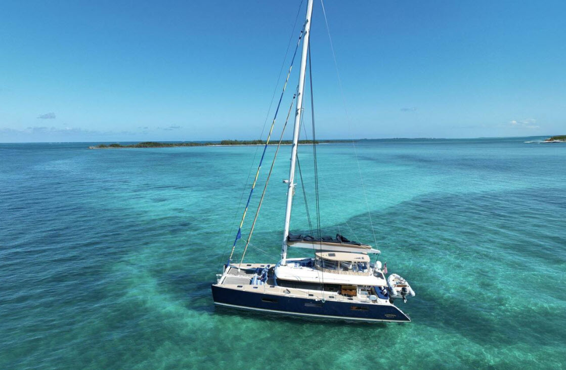 lagoon catamaran liveaboard boat in the islands