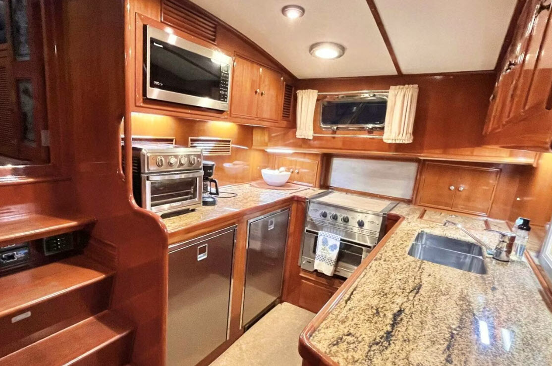 big galley on grand banks liveaboard boat
