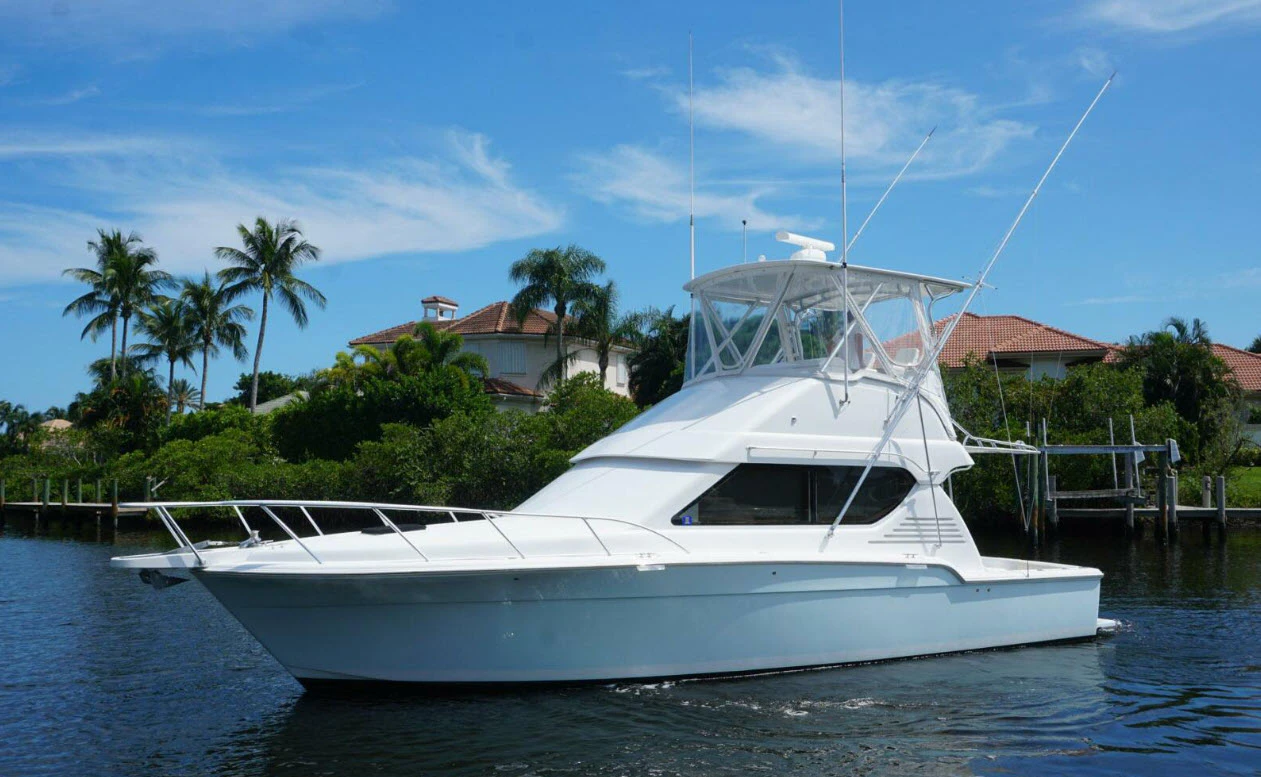 mirage 40 sportfish at stuart boat show