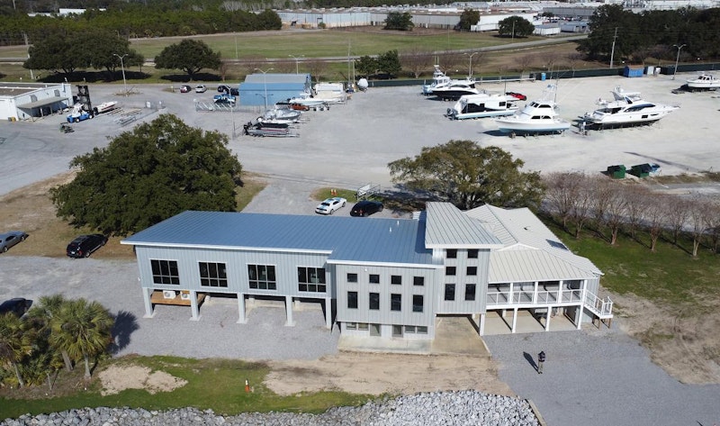new office - united yacht sales - the barn