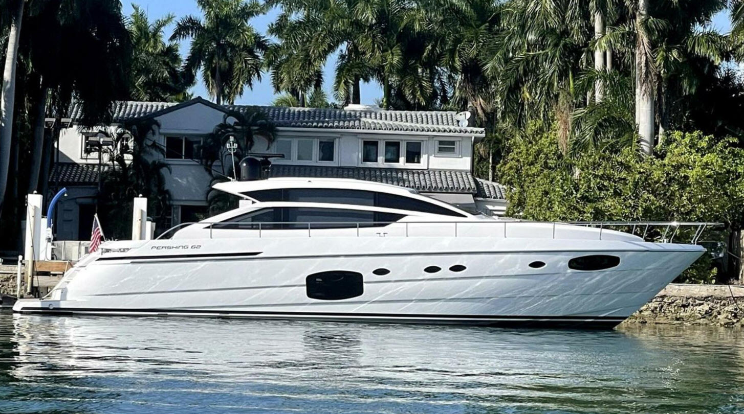 pershing yacht near miami boat show 2026