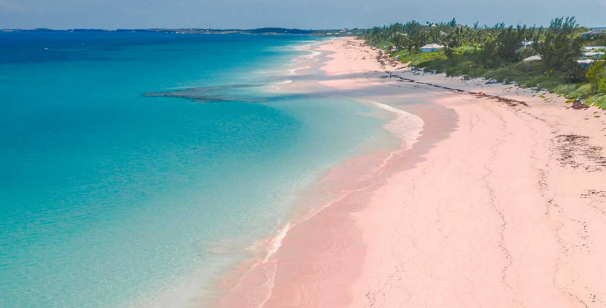pink sand beaches in eleuthera