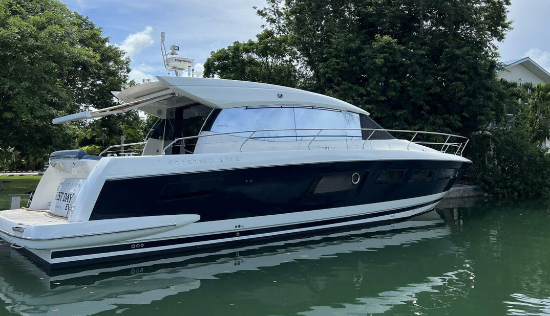 prestige yachts near 2025 fort lauderdale boat show