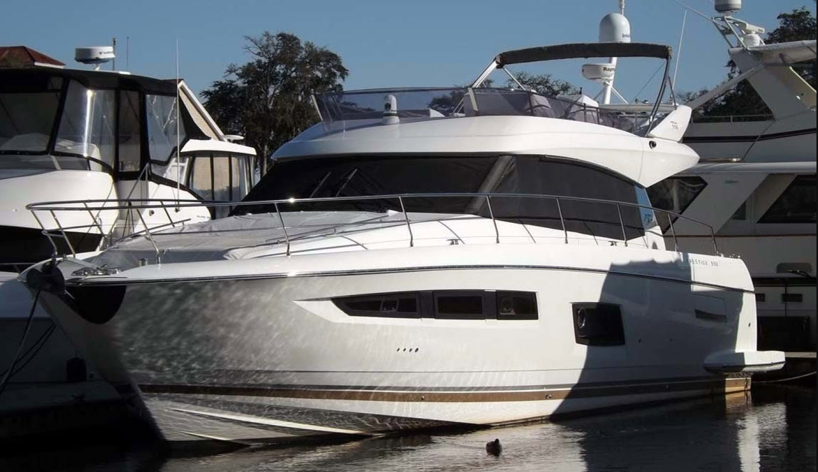 prestige 550 flybridge yacht for sale