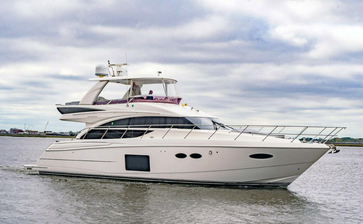 princess yachts 56 fly for cruising