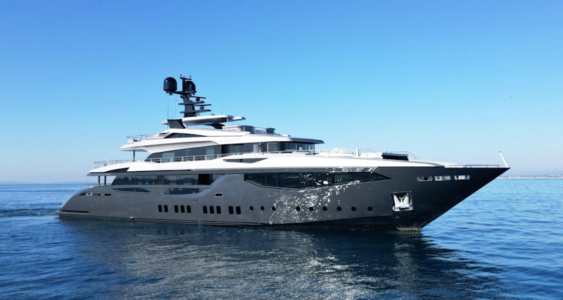 profile of 164 foot mondomarine superyacht for sale