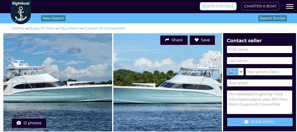 Right Boat Website