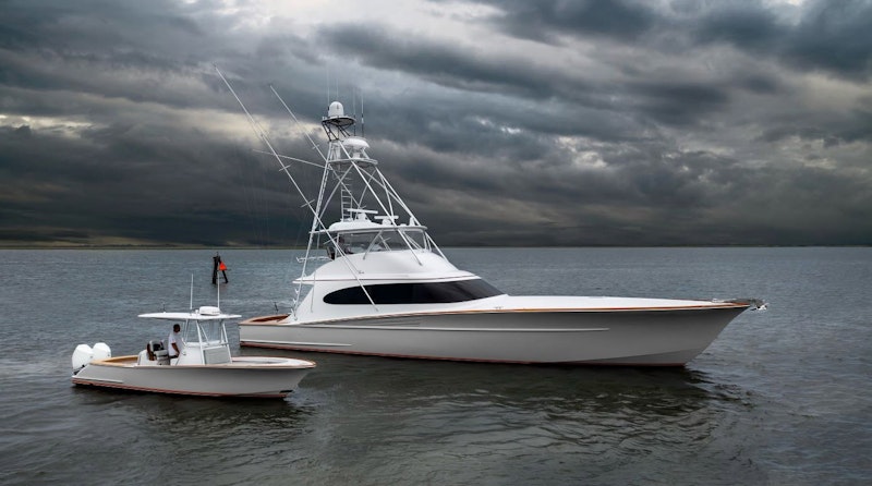 scarborough 72 with matching center-console boat