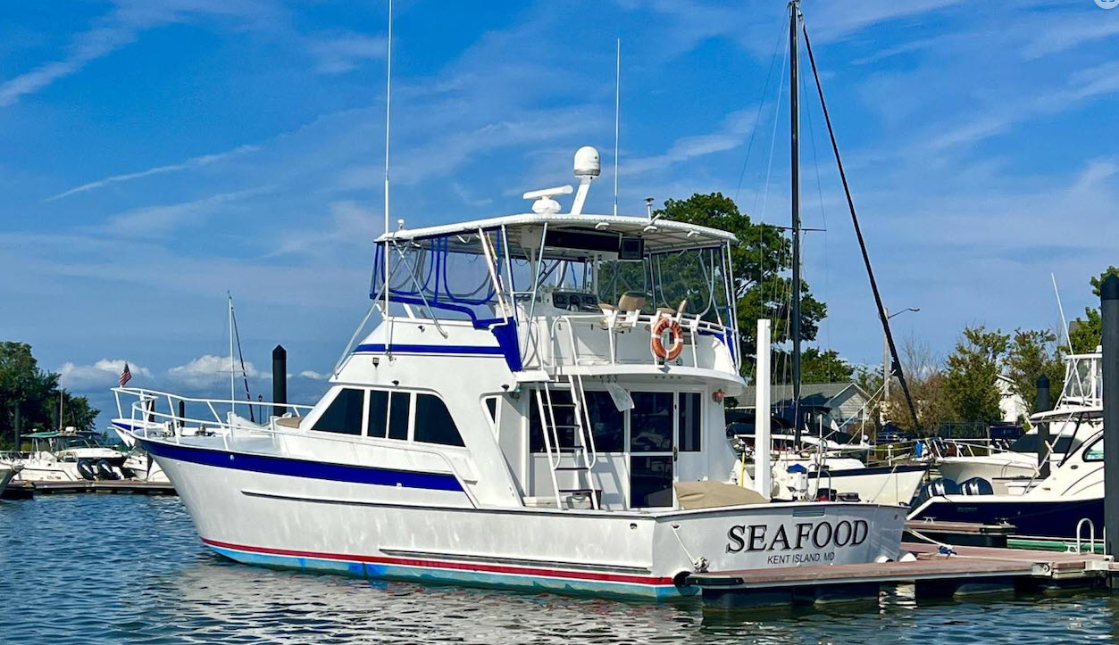 seafood boat at the dock