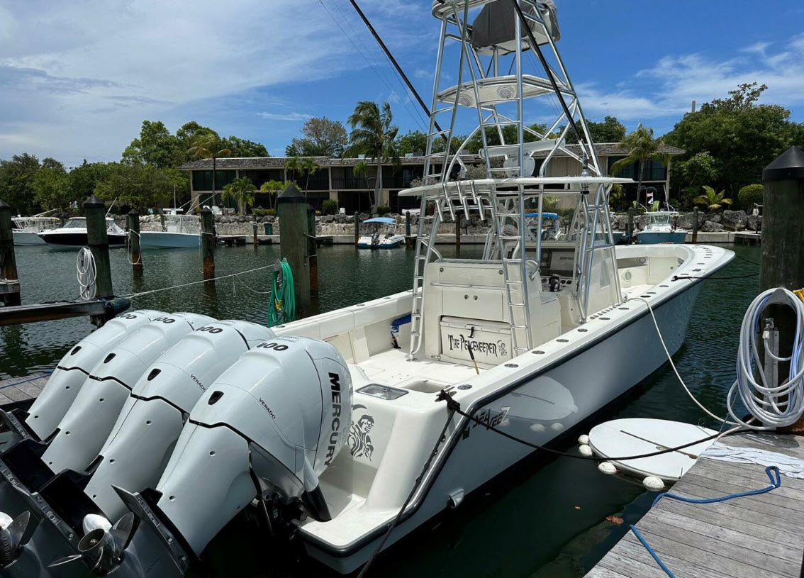 seavee center console near miami boat show