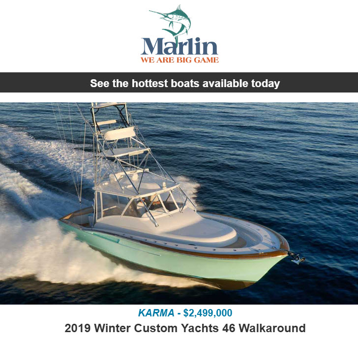 sportfishing yacht marketed through marlin magazine email blast sportfishing yacht marketed through marlin magazine email blast