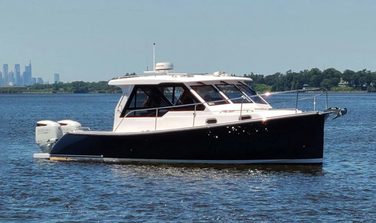 true north downeast boat at stuart boat show