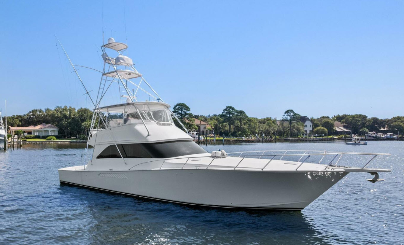 viking yachts 56 convertible - once moore - for sale