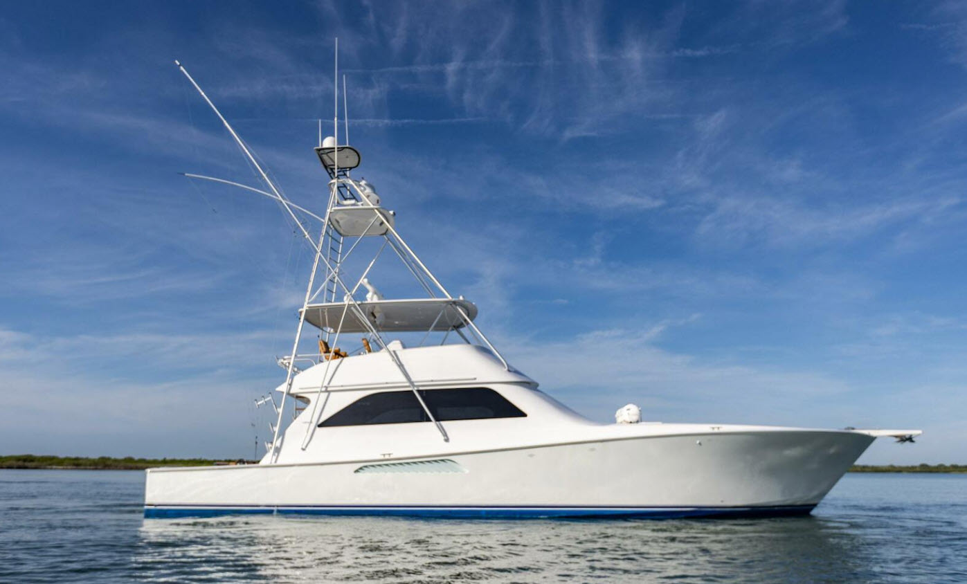 viking yachts 61 convertible - lo key - for sale