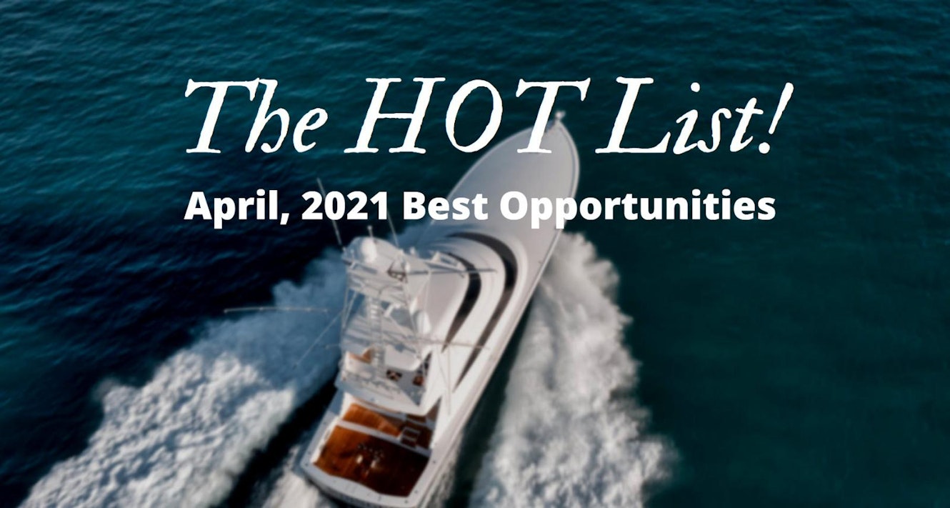 April hot list of boats