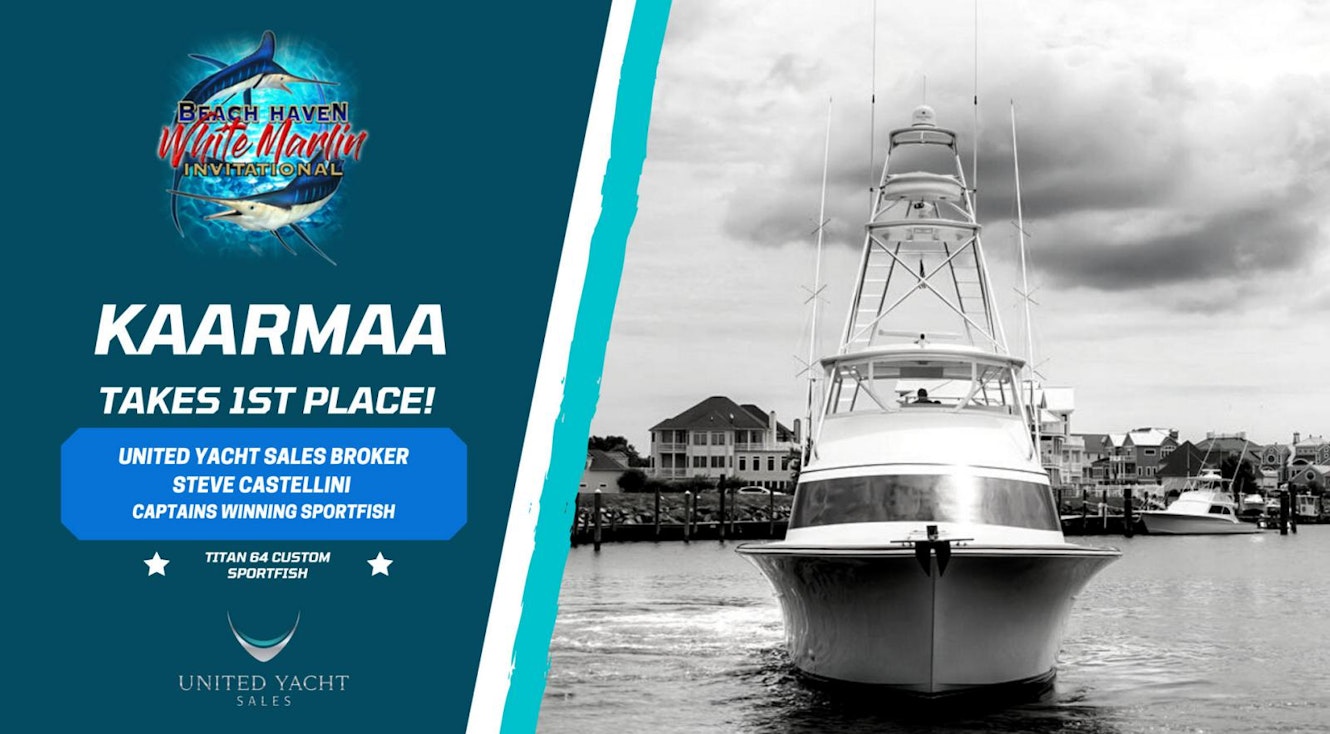 United Clients Team KAARMAA Win The Beach Haven White Marlin