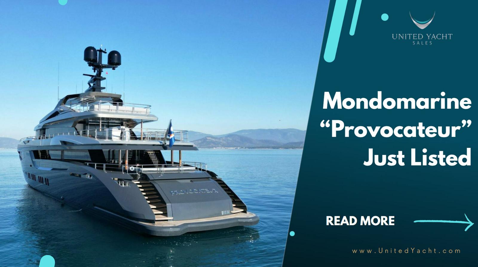 photo of Mondomarine 50M Superyacht Provocateur Listed For Sale