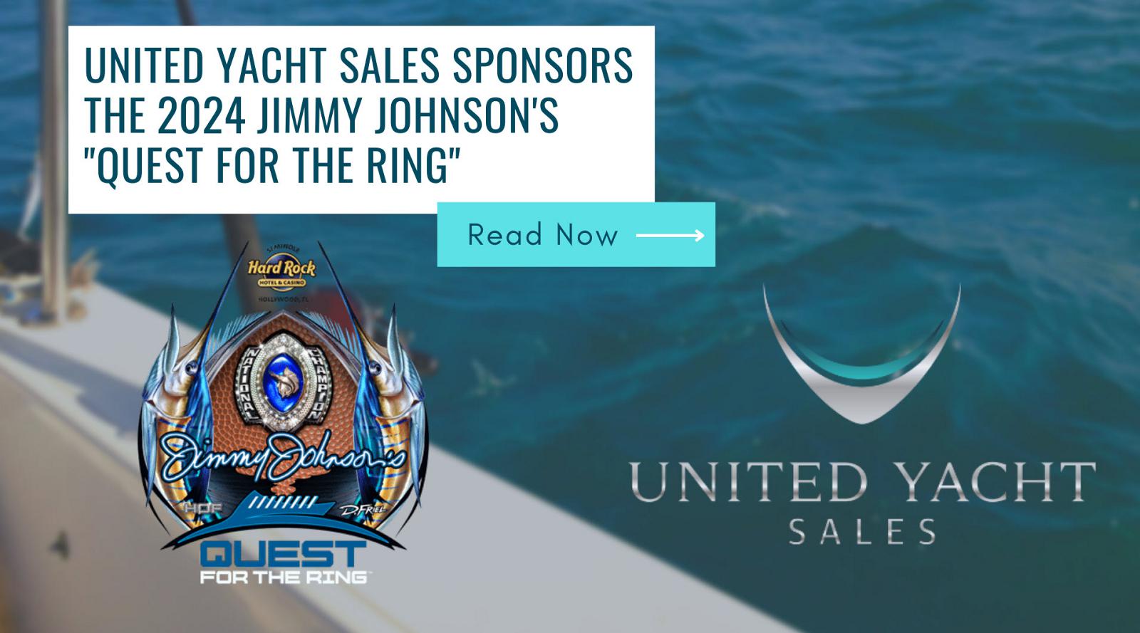 photo of United Yacht Sales To Sponsor Jimmy Johnson's Quest For The Ring