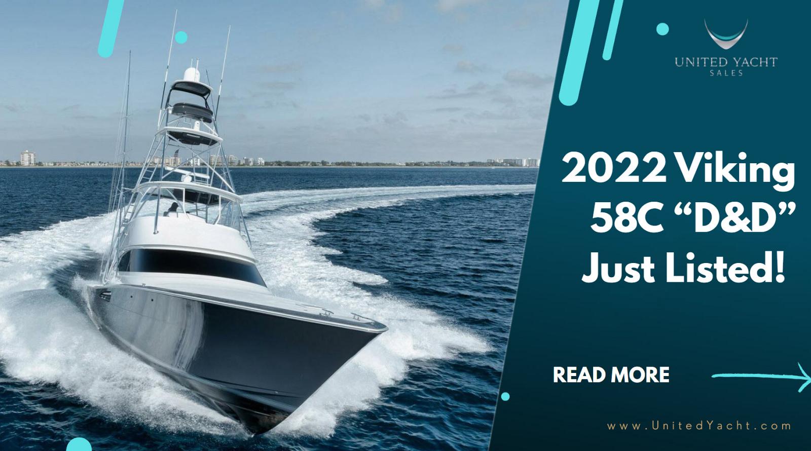 photo of Viking Yachts 58 Convertible D&D Just Listed For Sale