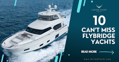 Photo For 10 Fun Flybridge Yachts You Can't Miss