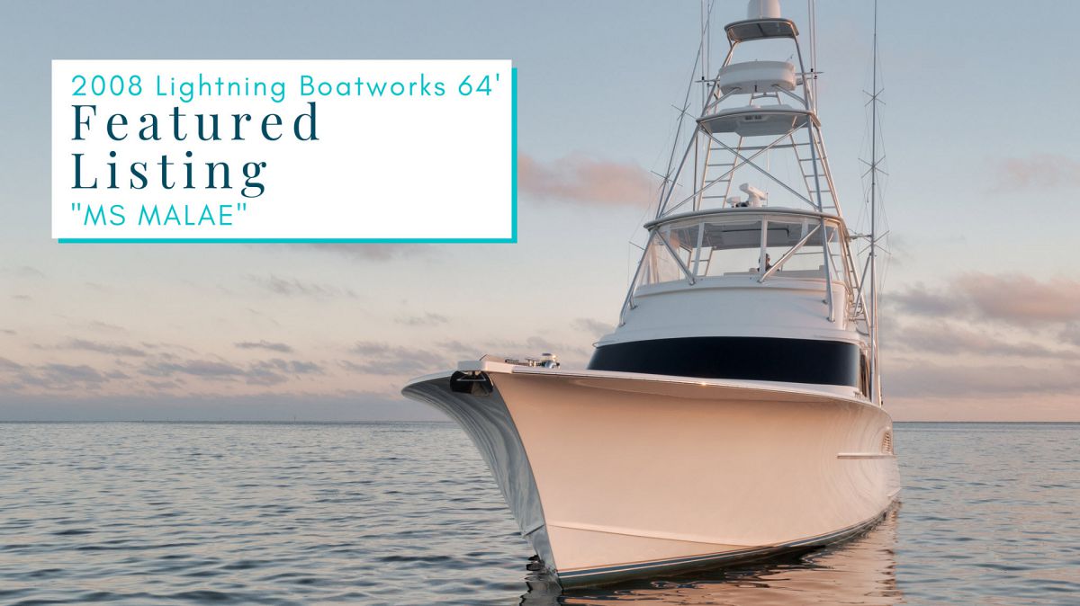 Lightning 64 Custom Boat MS MALAE Is a True Carolina Sportfish | United  Yacht Sales