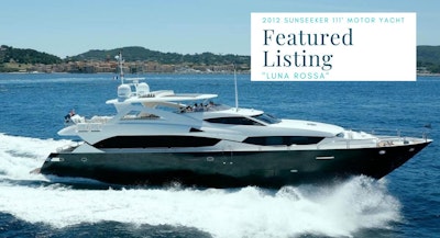 Sunseeker 111 Yacht LUNA ROSSA Listed For Sale Photo For Sunseeker 111 Yacht LUNA ROSSA Listed For Sale