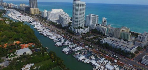 photo of The Miami Yacht Show On Biscayne Bay