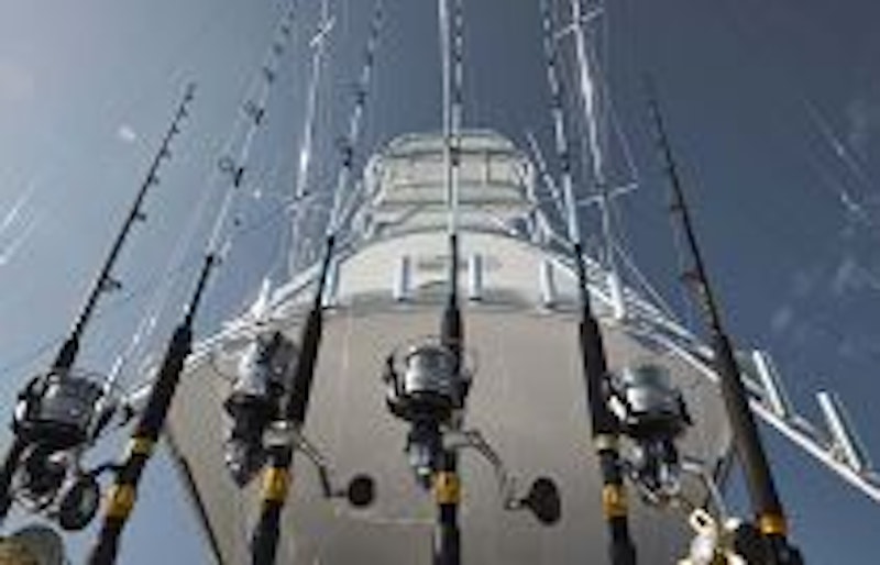 photo of Rod holders on Cabo Yachts 41
