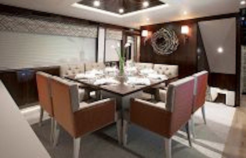 photo of Formal Dining Area On The Hatteras 105