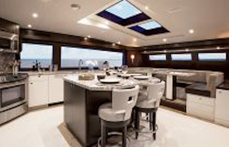 photo of Galley And County Kitchen On Hatteras 105