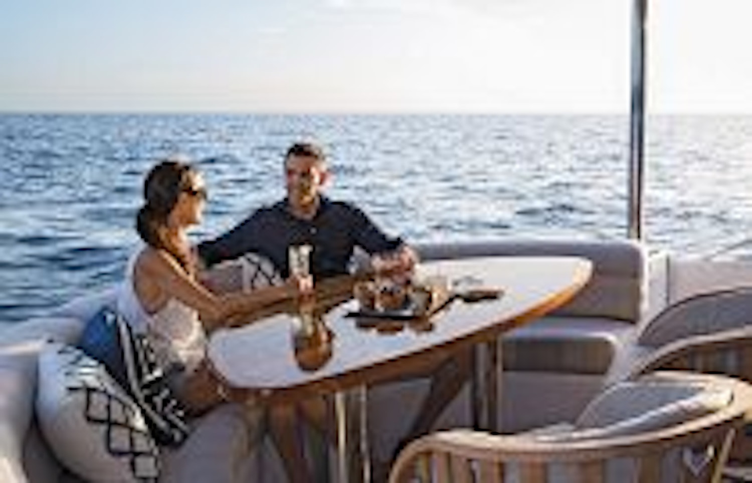 photo of Hatteras M60 Outdoor Dining