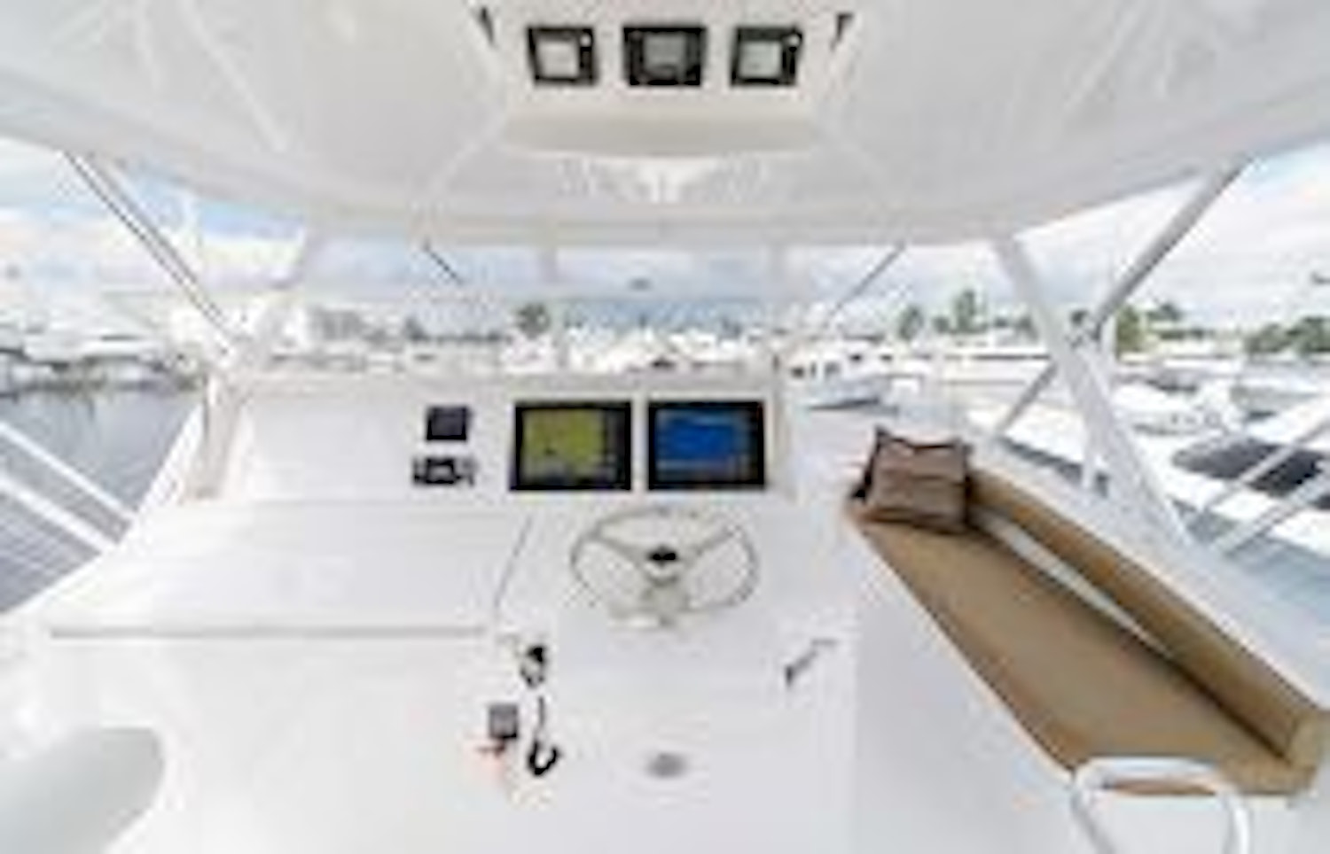 photo of Hatteras Yachts GT54 Flybridge Command Center