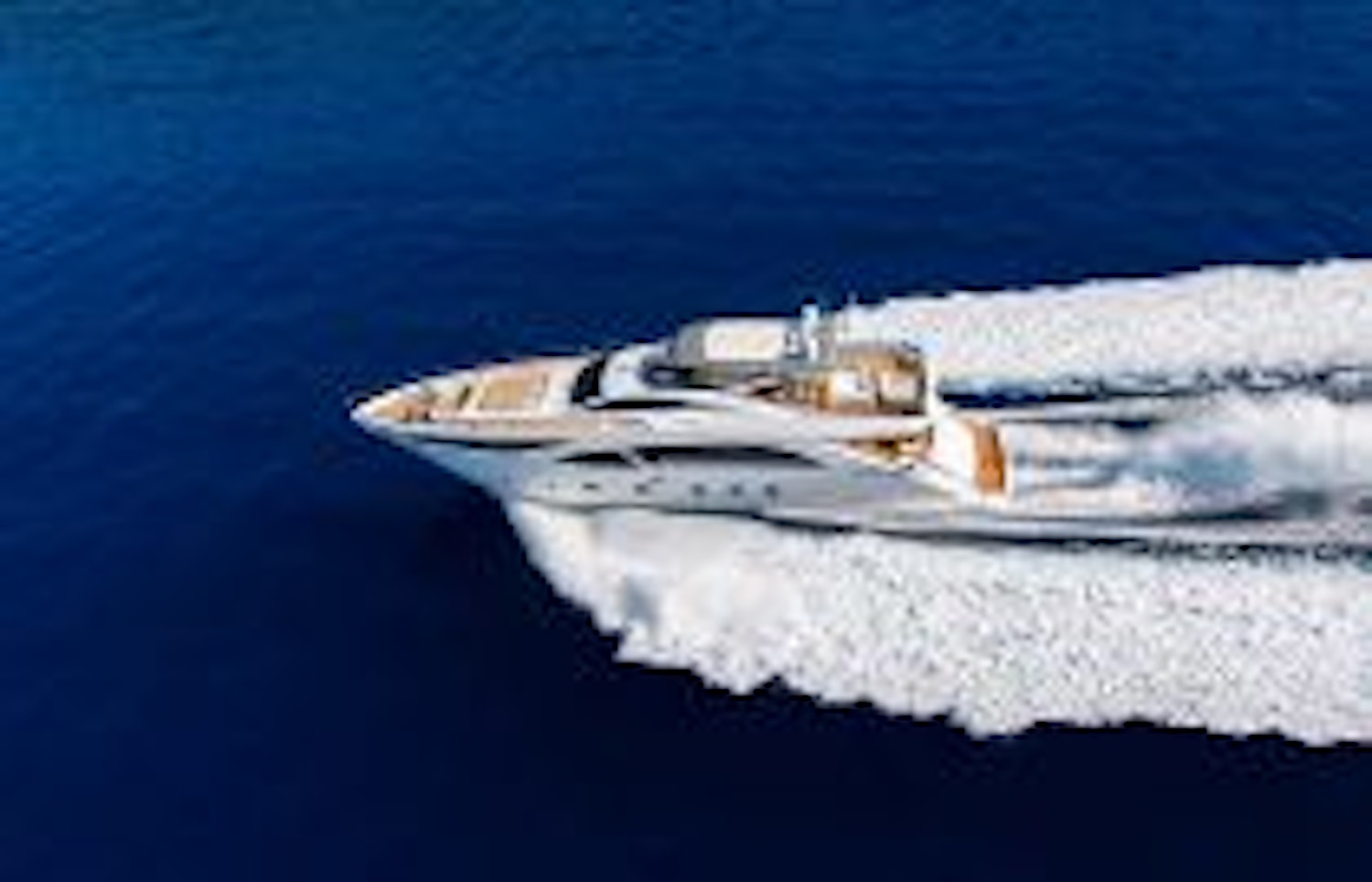 photo of Amer Yachts 100 creating wake